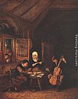 Village Musicians by Adriaen van Ostade